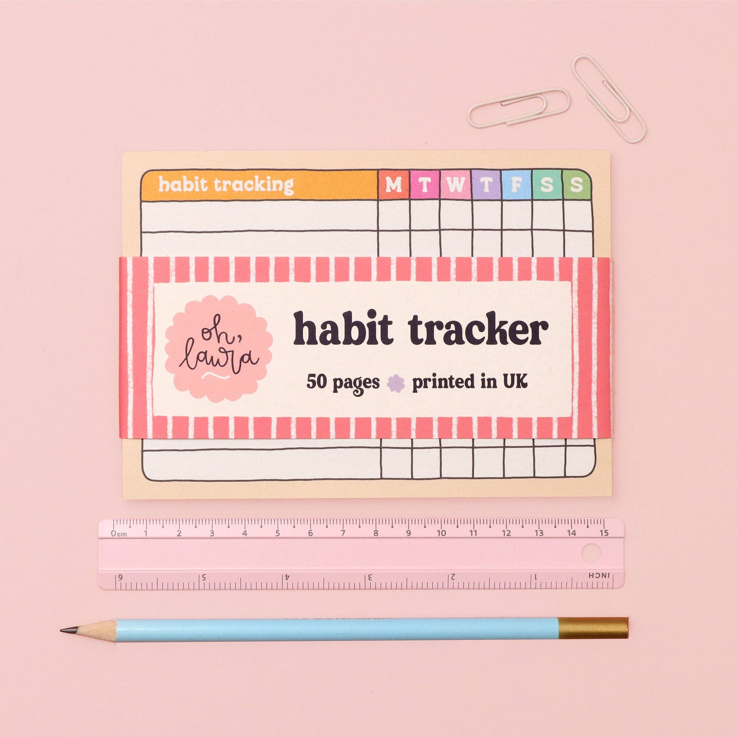 Oh, Laura - Wholesale Notepad - A6 Habit Tracker Notepad7