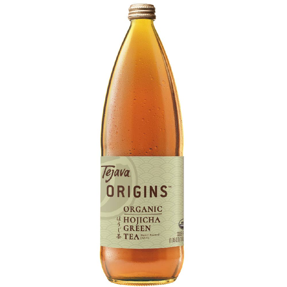 Crystal Geyser Water Company - Wholesale Iced Tea - Tejava Origins Hojicha Green Tea - 1 Liter 12pk Glass Bottle2