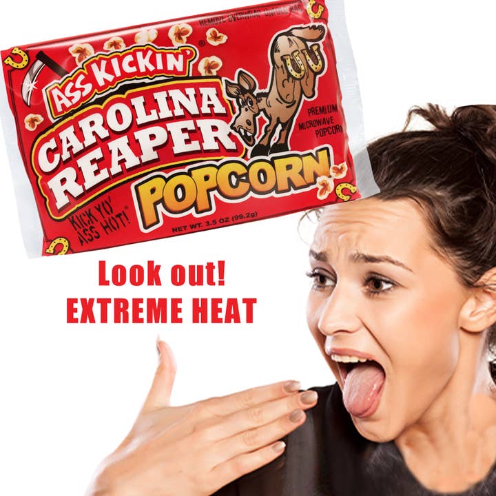 Southwest Specialty Food - Wholesale Popcorn - Ass Kickin' Carolina Reaper Popcorn
