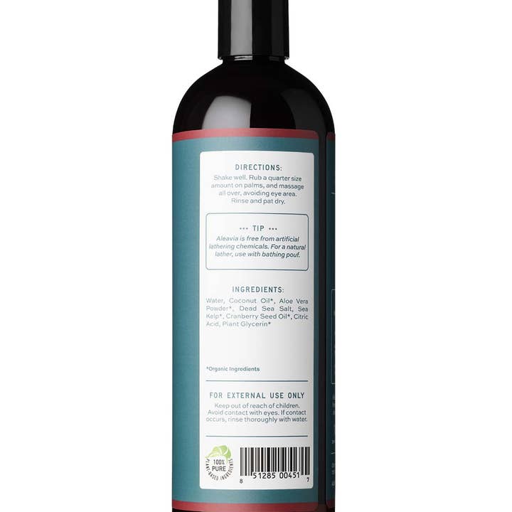 Aleavia - Wholesale Body Wash/Shower Gel - Cranberry Prebiotic Body Cleanse2