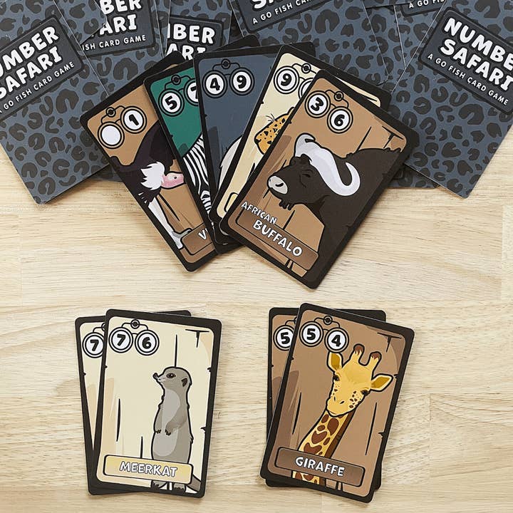 ABSee Me - Wholesale Card Game - Number Safari - Go Fish Card Game6