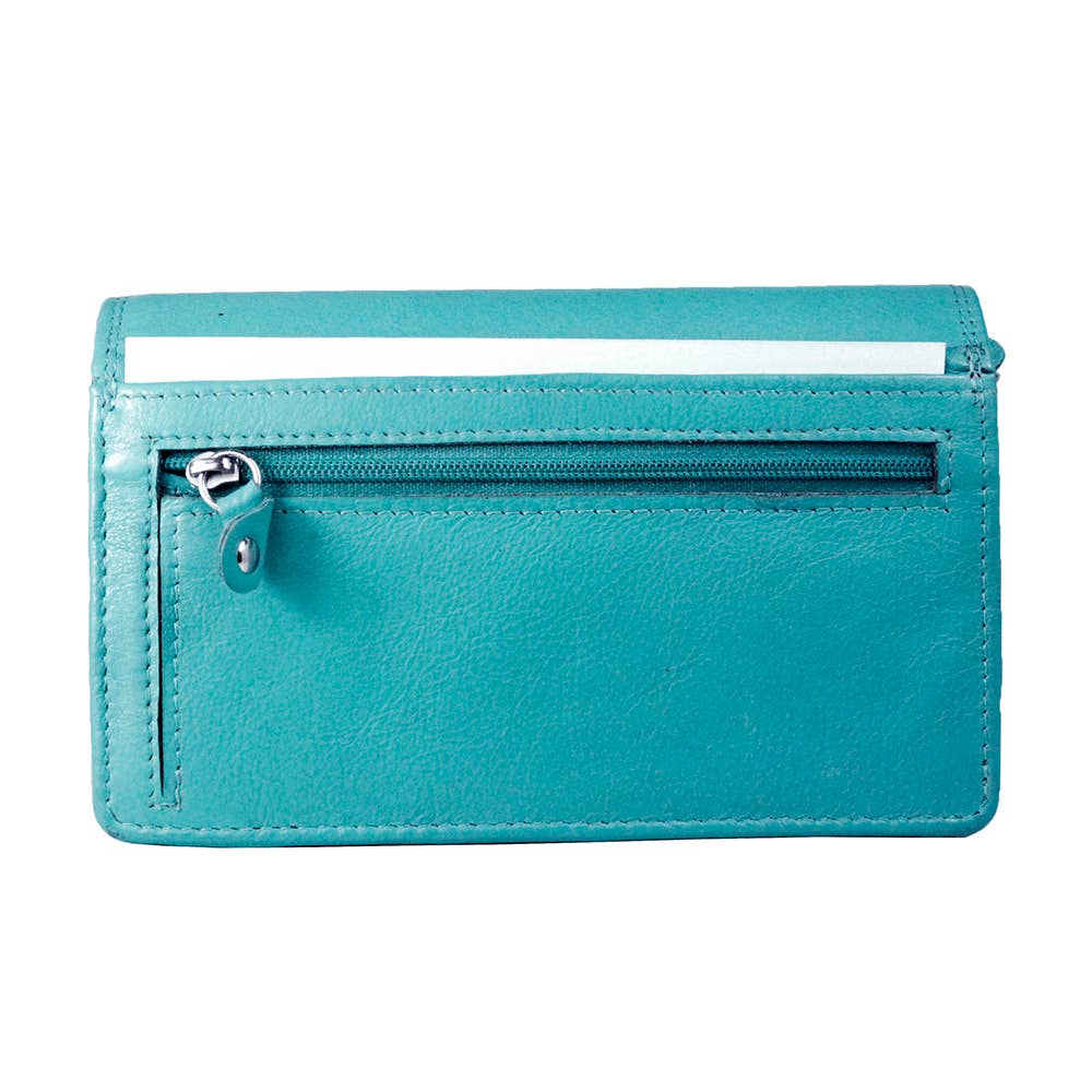 Arrigo - Wholesale Wallet - Women's - Wallet Leather Ladies RFID - Leather Woman Harmonica Wallet24