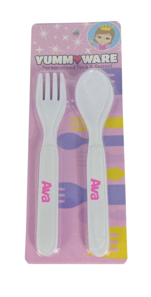 Instant Gifts International – Großhandel Besteckset – Kind & Baby – Melaminbesteck - Namen8