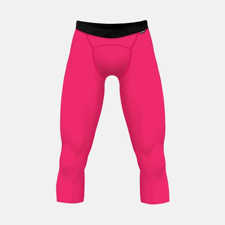 Hue Pink 3/4 panty voor heren voor wholesale door Sleefs