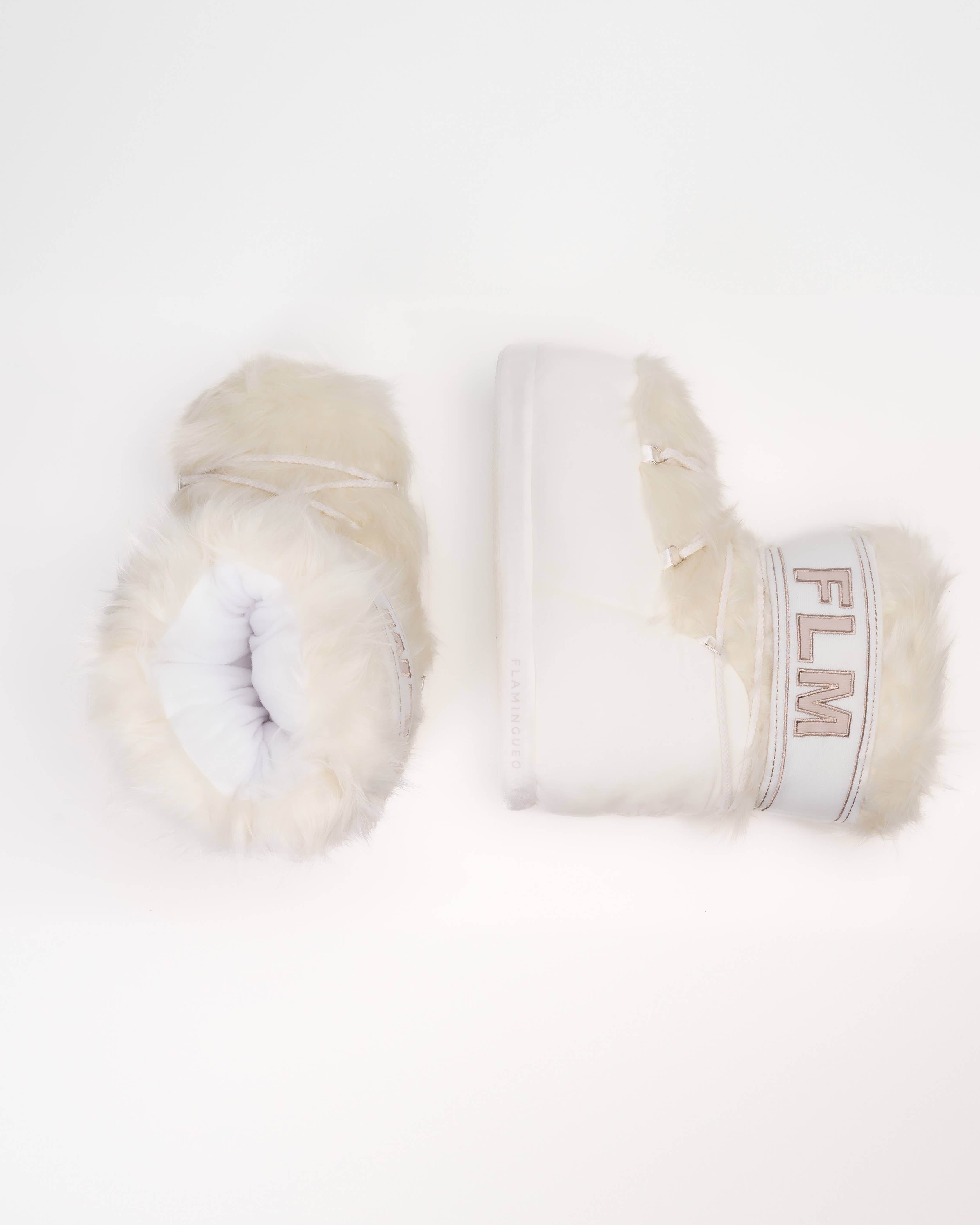 Flamingueo - Vendita all'ingrosso Pantofole - Donna - YETIS scarpe da casa unisex bianche2