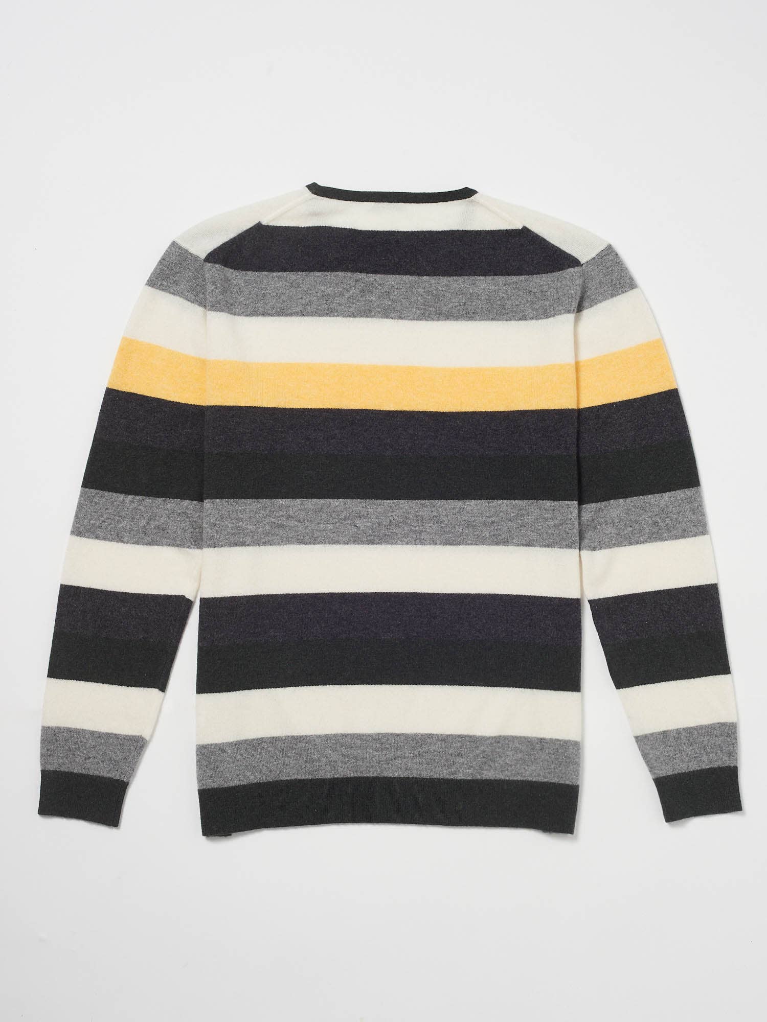 Hand and Jones – wholesale Knitted jumper – Men′s – Cashmere Stripe Sweater8