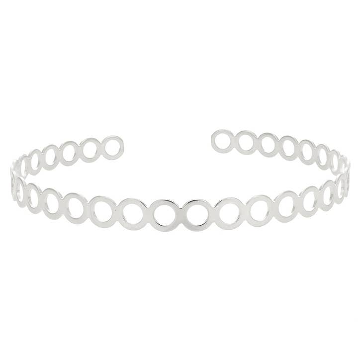 Open circles chocker necklace for wholesale by Morana