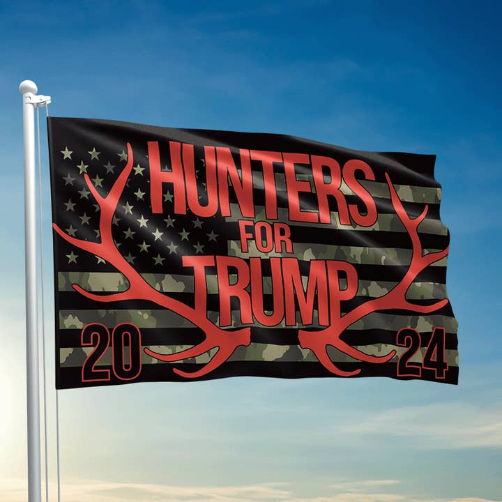 Hunters For Trump Flag 0001 for wholesale by I Love My Freedom