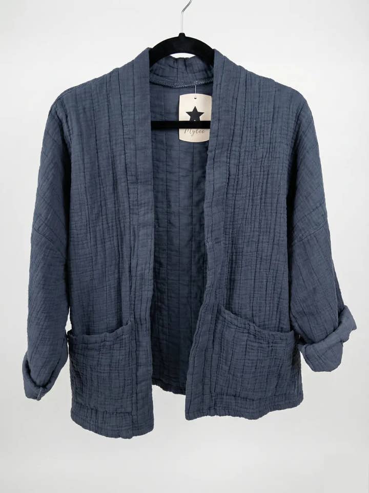 Mimi & Gogo - Vente Veste – femme - Veste matelassée en gaze de coton @5343_VesMatelasséGaze1