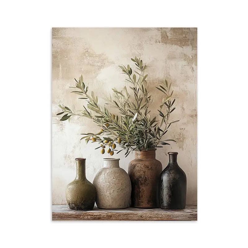 Huis Van Merken - Wholesale Art Print - Tree in Decorative Vase – Frameless Canvas Art for Modern Home Décor0
