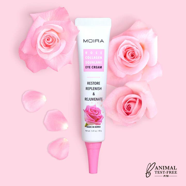 Moira Cosmetics - Wholesale Eye Cream/Gel - Rose Collagen Squalane Eye Cream