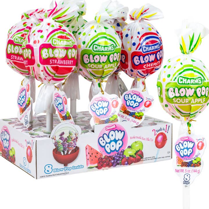 iSweet.ca - Wholesale Lollipop - (S1-07) KoKo-Giant Charms Pop 4.79oz ( 144g x6 Units0