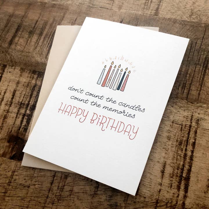 Inkwood Co - Wholesale Birthday Card - Sentimental Birthday Greeting Card