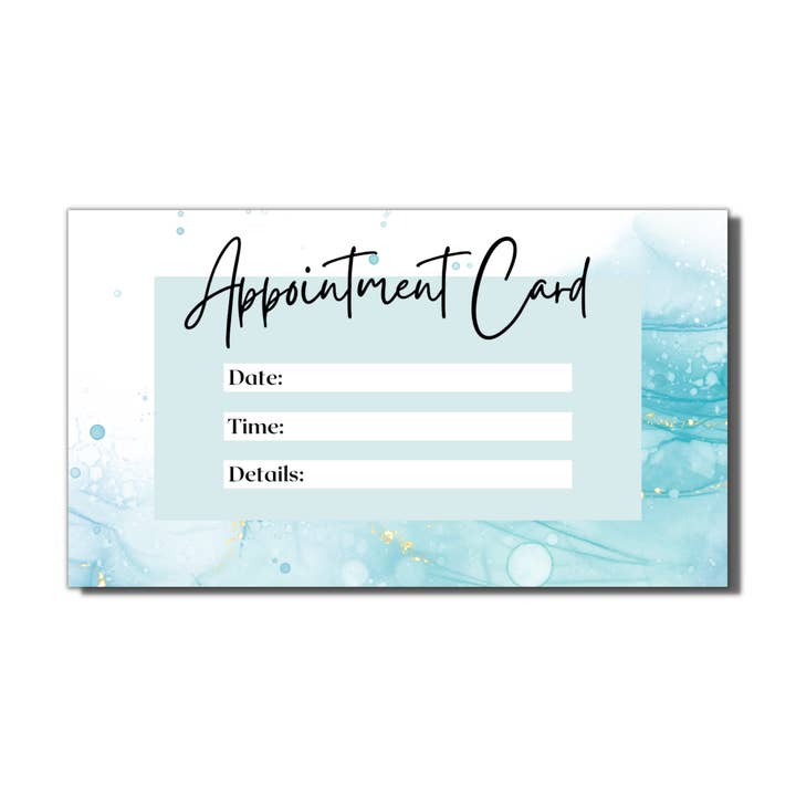 Afsprakenkaart - 25 stuks voor wholesale door Small Biz Supplies