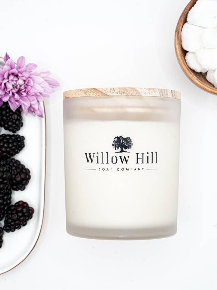 Vela de soja de mora y magnolia para venta al por mayor de Willow Hill Soap Company