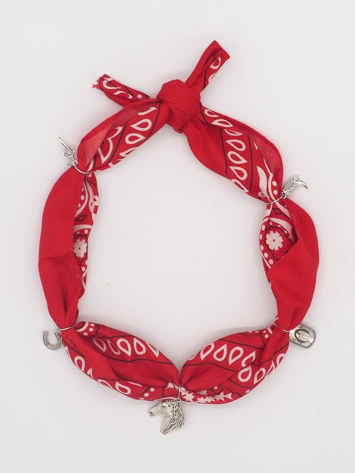 Red Woody Tie Bandana-Collar for Dogs and Cats for wholesale by Aura