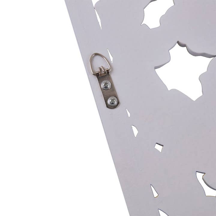 Olliix - Wholesale Gallery Wall Set - Boho Carved Wooden Panels Wall Decor, White4