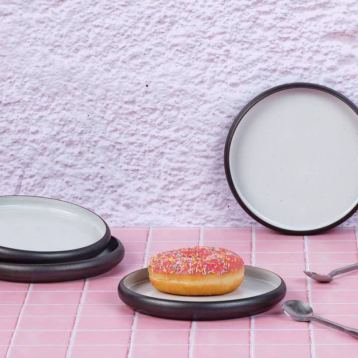 Björn - Wholesale Dinner Plate - GOURMET Plate Ø15.5cm - 4 pieces - Onyx1