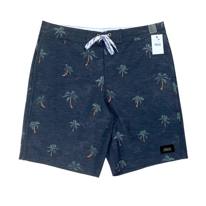 Custom Sensus Boardshort - Nero per la vendita all'ingrosso da parte di deco Custom Label