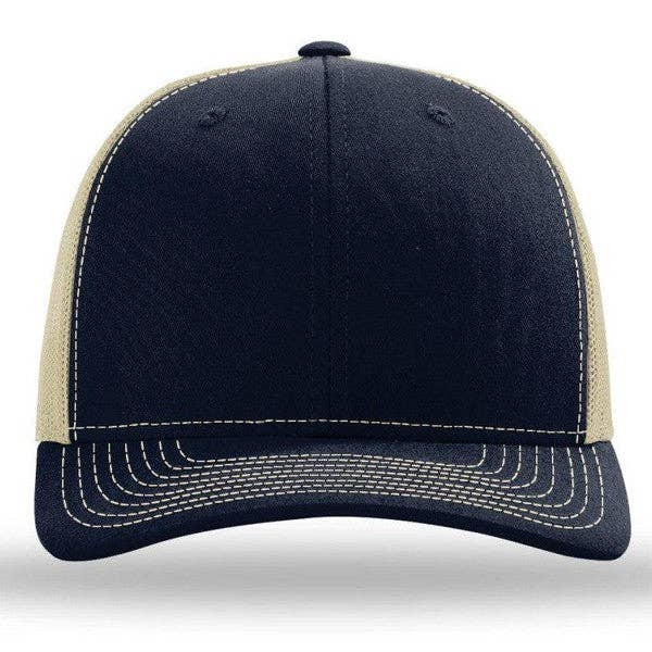 Kodiak Wholesale - Wholesale Trucker Hat - Unisex - Richardson 112 Snapback Trucker Cap - Custom Leather Patch H95