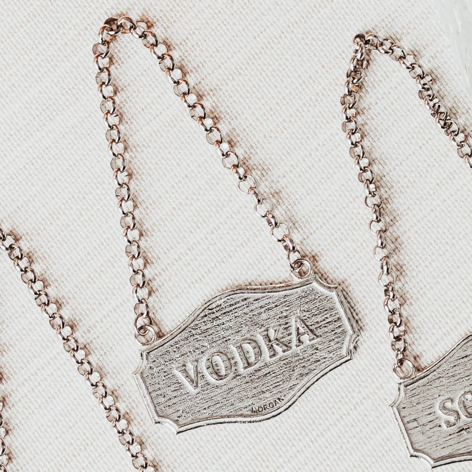 House of Morgan Pewter - Wholesale Decanter - Decanter Tags - Whiskey - Bourbon - Vodka - Gin - Scotch3