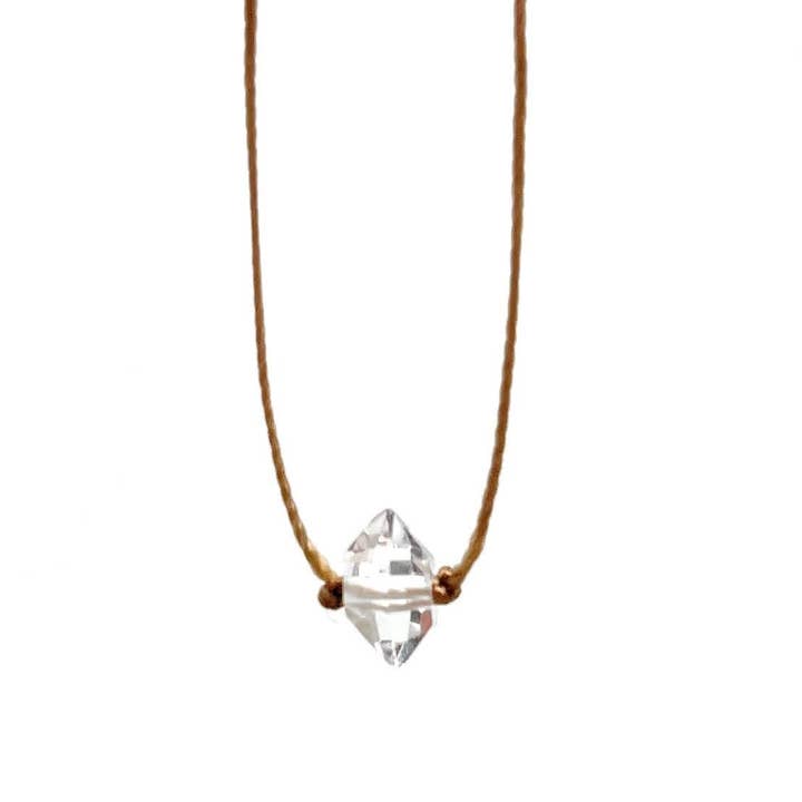 Merelani Designs - Wholesale Pendant/Charm Necklace - Herkimer Diamond Small Single Crystal Necklace1