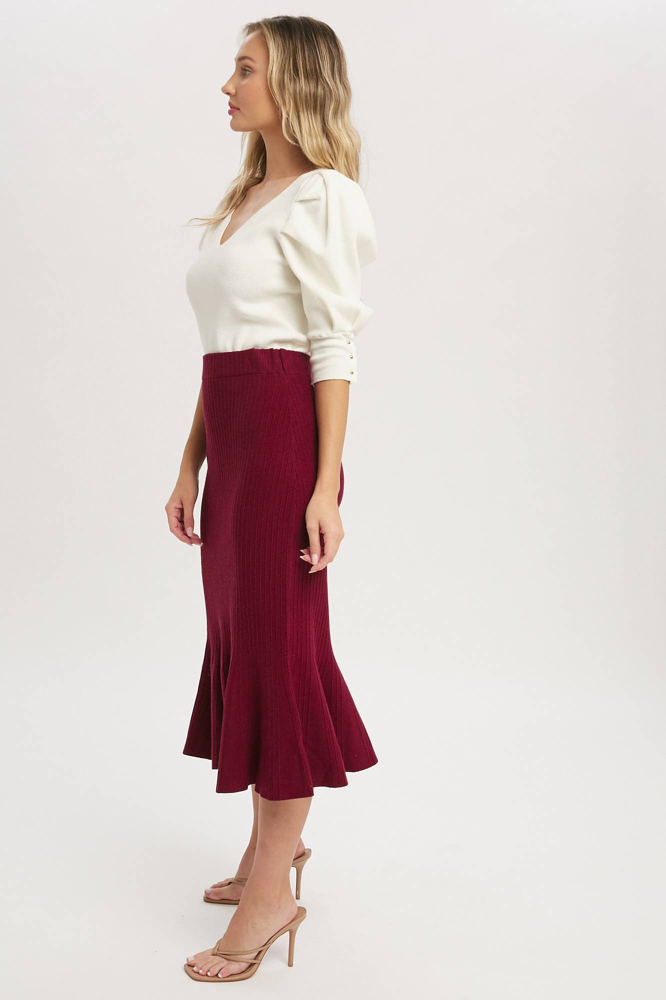 Bluivy - Wholesale Skirt - Women's - MERMAID SWEATER MIDI SKIRT7