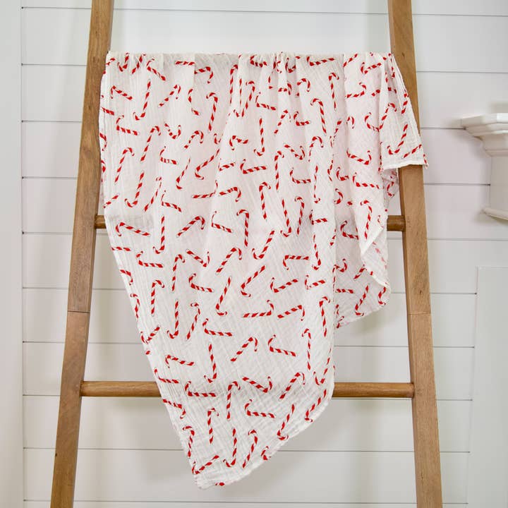 LollyBanks - Wholesale Quilt - Kids & Baby - Mint To Be Together -Baby Toddler Christmas Muslin Blanket8