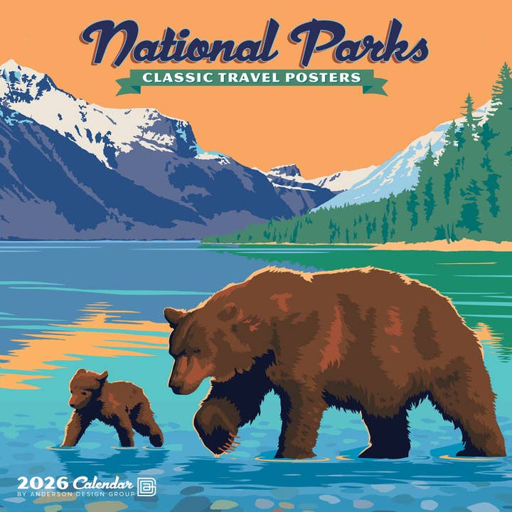 Parques Nacionales (ADG) 2026 Calendario Mini de Pared 7" x 7" para venta al por mayor de Willow Creek Press & Gifts