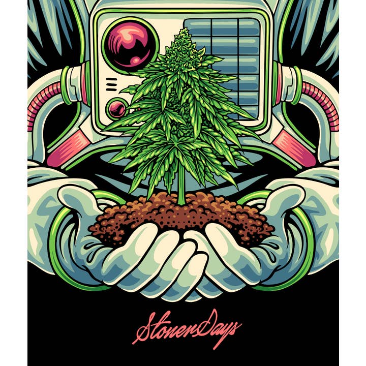 Spaced Out Hoodie for wholesale by StonerDays Apparel