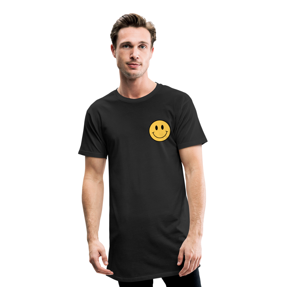 Sesh Wear - Venta al por mayor Camiseta estampada - Hombre - CAMISETA LARGA CARA SONRIENTE ACID HOUSE4