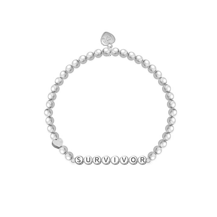 Life Charms - Wholesale Beaded Bracelet - Survivor - Charm Bracelet
