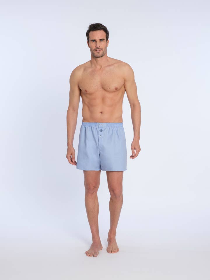 Jacquard poplin boxer for wholesale by Guasch