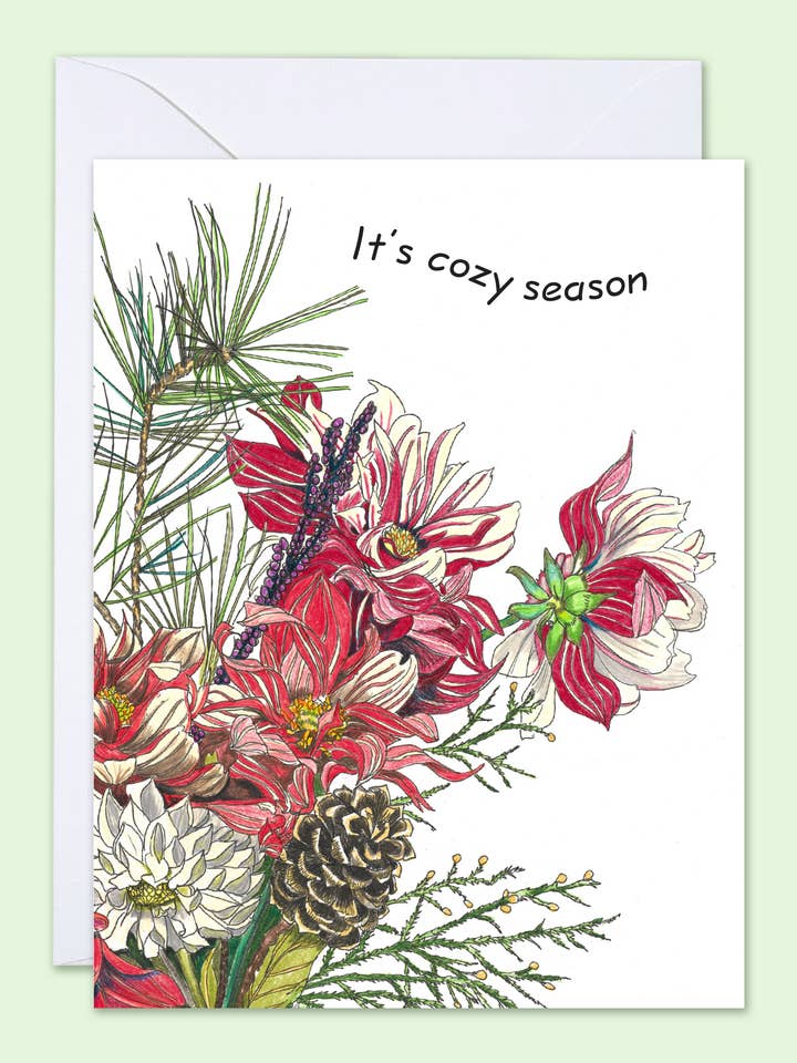 Card - Christmas - It's Cozy Season for wholesale by Vivid Cottage