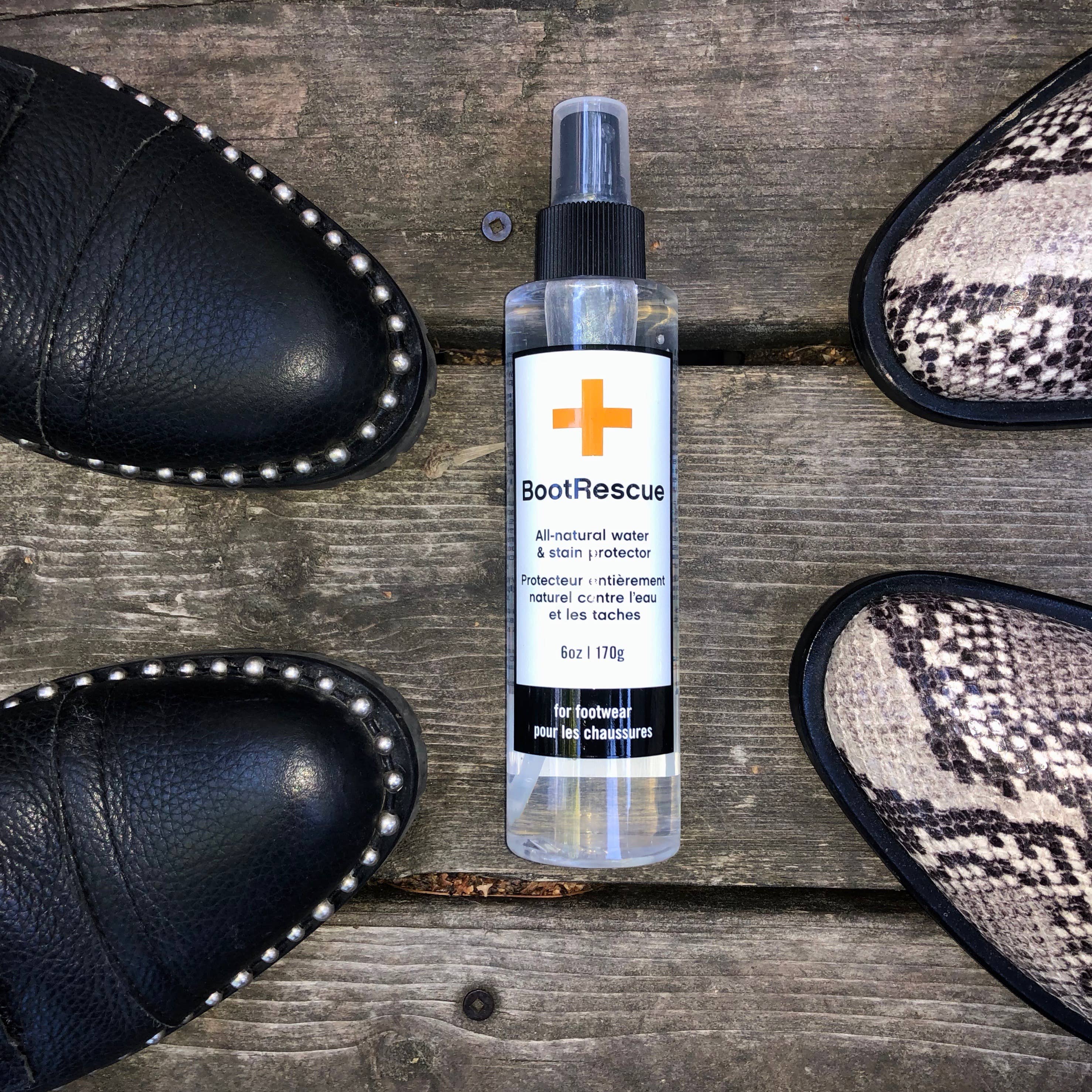 Natural Shoe Care by BootRescue - Wholesale Shoe Polish - BootRescue All-Natural Boot & Shoe Protector Spray 6oz/170mL2