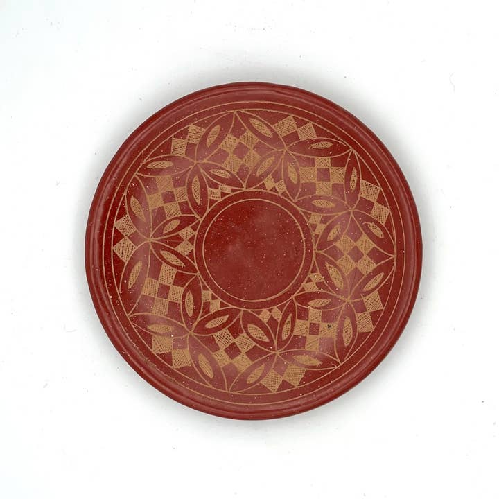 Women of the Cloud Forest - Wholesale Jewelry Dish - Geometric Kaleidoscope Ceramic Ring Dish1