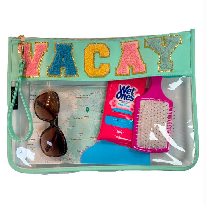 Girlie Girl Originals - Wholesale Makeup/Cosmetic Bag - CP-1217 Vacay Seafoam Candy Bag