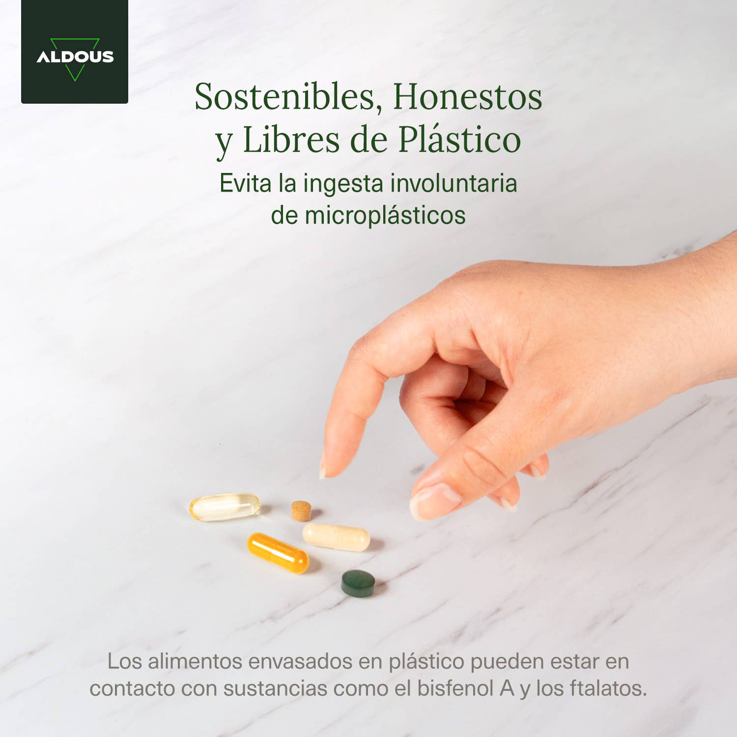 Aldous Bio - Venta al por mayor Suplementos/vitaminas para beber - Vitamina C con Zinc y Q10 Aldous | 400 comprimidos6