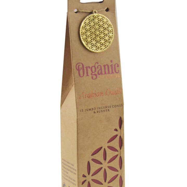 R. Expo/Song of India - Wholesale Incense - Organic Goodness Incense Cones - Arabian Oudh