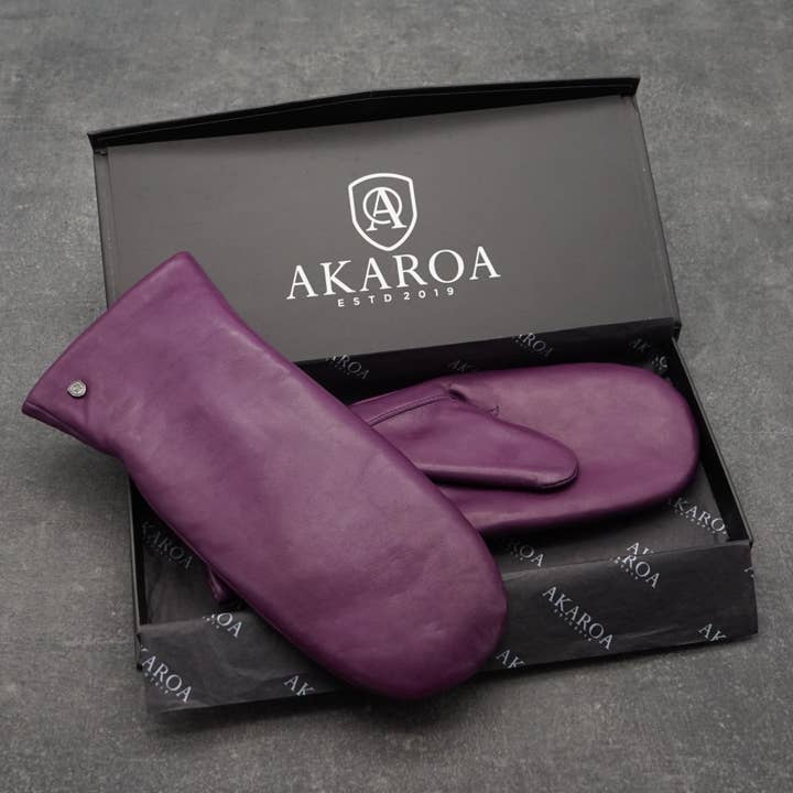 Akaroa – Großhandel Handschuhe – Damen – Lammfell Fäustlinge SUE