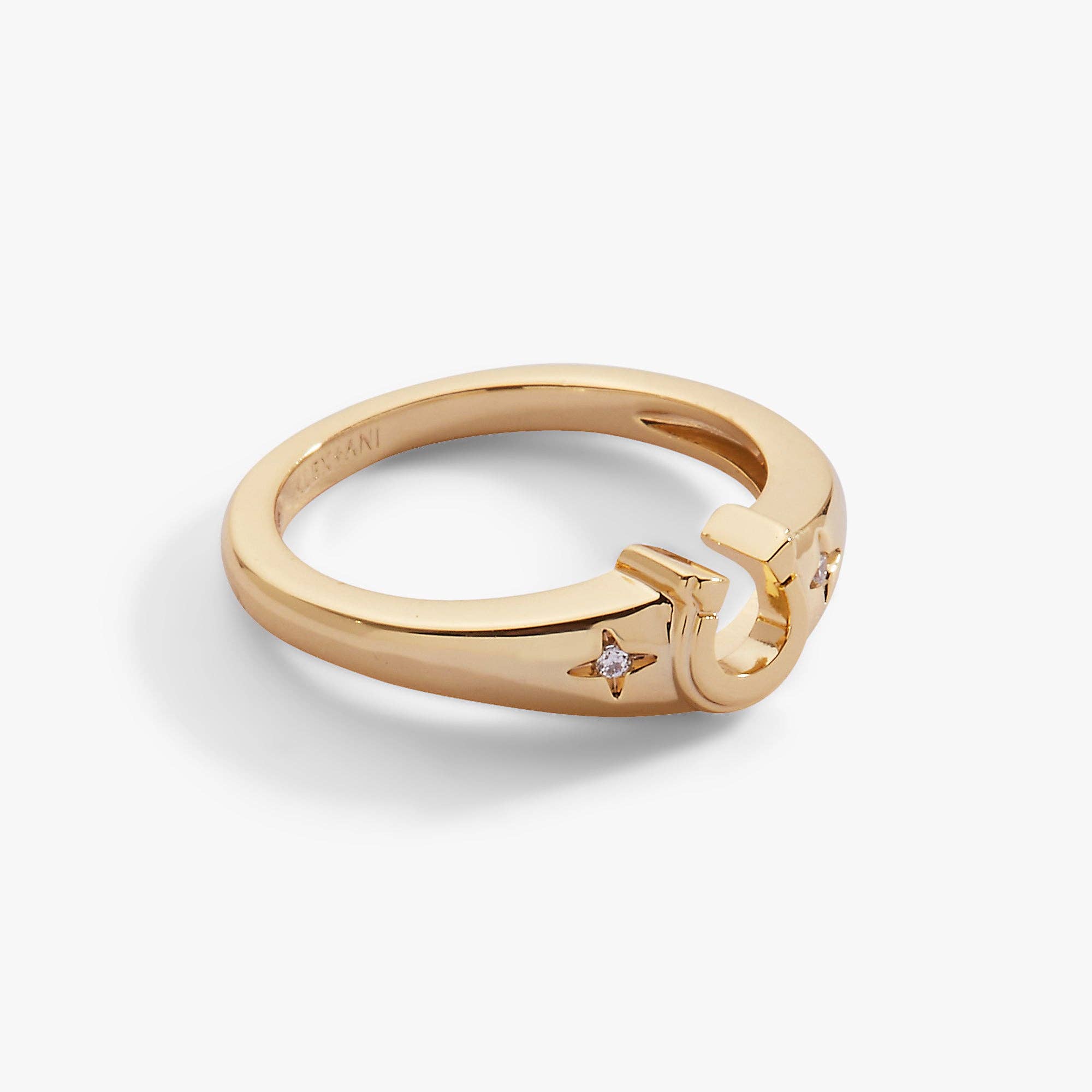 Alex and Ani - Wholesale Signet Ring - Lucky Horseshoe Ring2