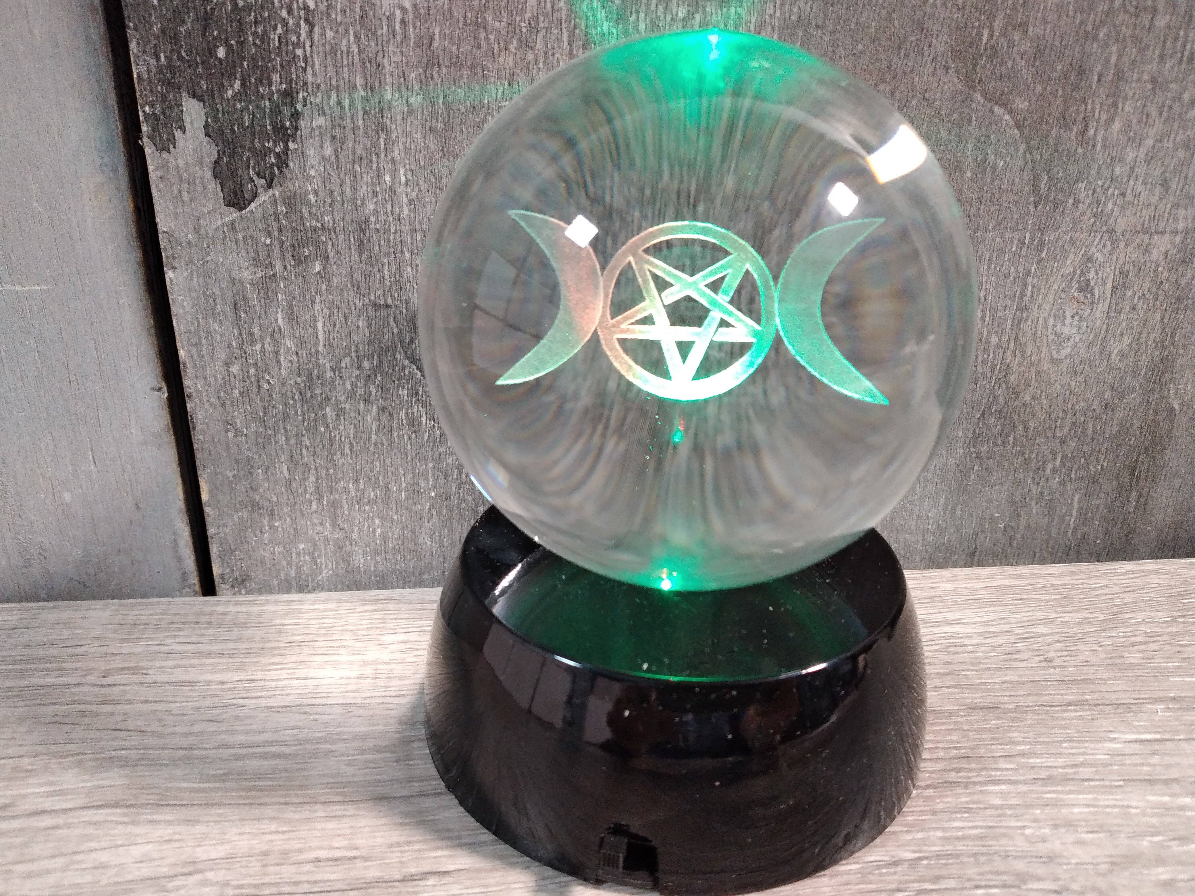 Keystone Crystals - Vente Décorations de table - Sphère en verre gravée au laser 80 mm4