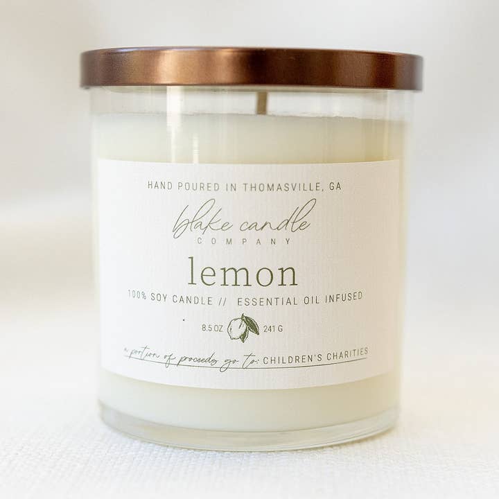 Limone per la vendita all'ingrosso da parte di Blake Candle Company