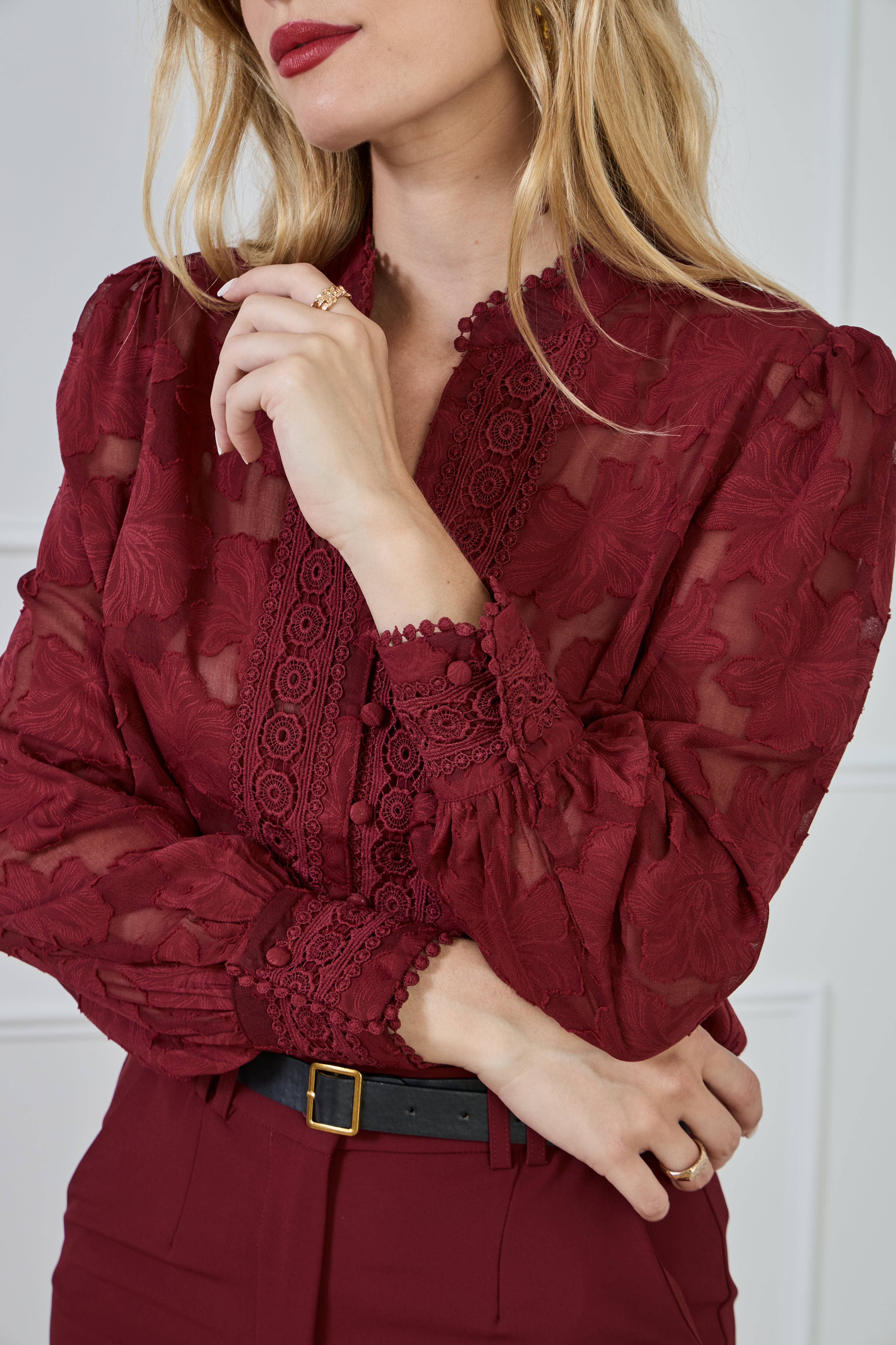 LULUMARY – Camisa - Mulher por atacado – Camisa com estampa CH3677