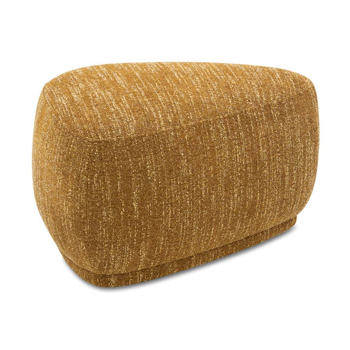 Pebble 26" Rounded Triangle Cocktail Ottoman for wholesale by Jennifer Taylor Home