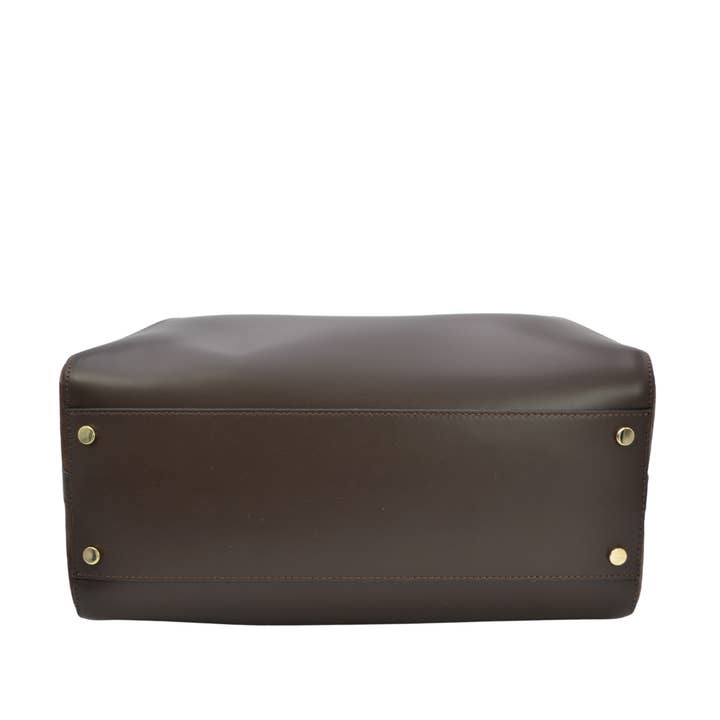 Claudia Firenze - Wholesale Top handle bag – women's - Isadora - Brown Suede3