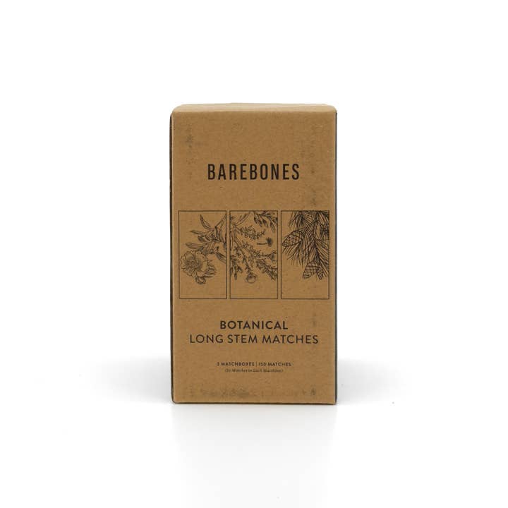 Barebones - Wholesale Matches - Botanical Matches - 3 pack1