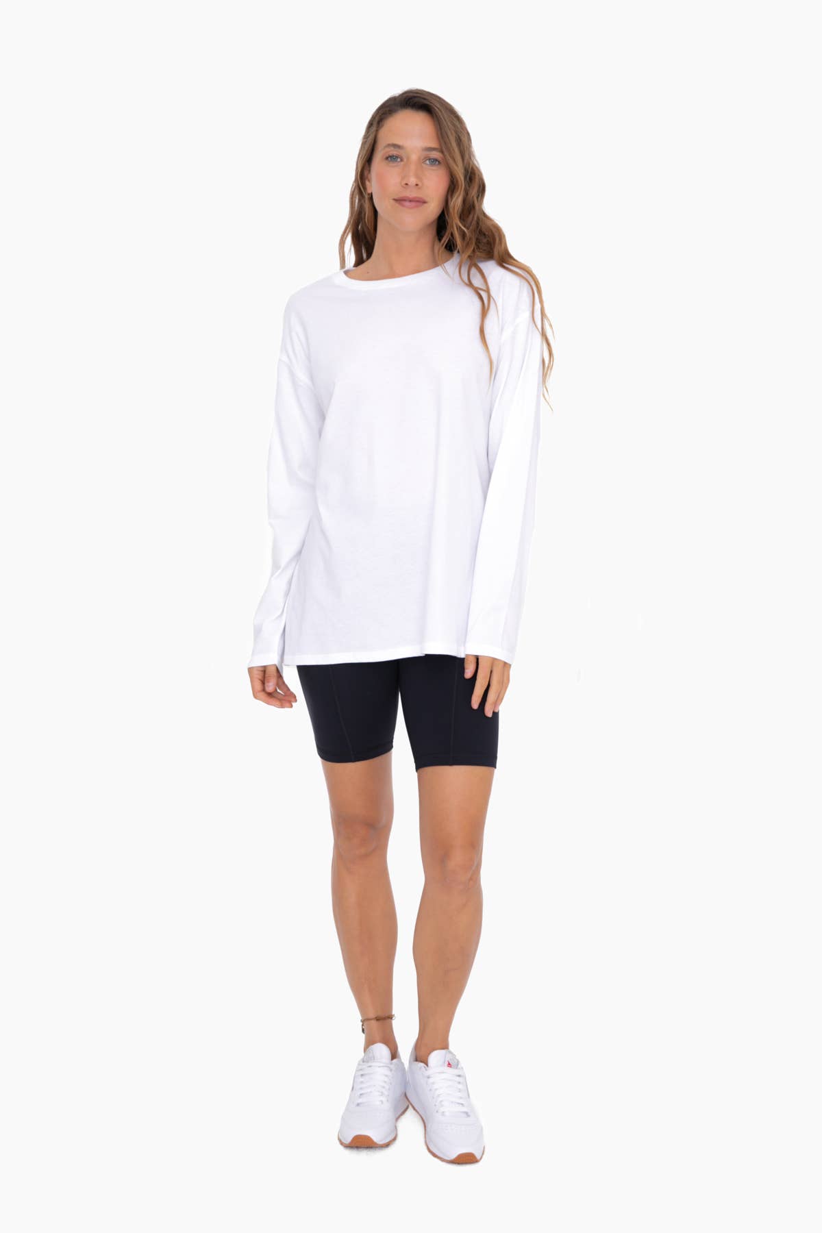 Mono B - Wholesale Tunic - Women's - Organic Cotton Long Sleeve Boyfriend Tee15