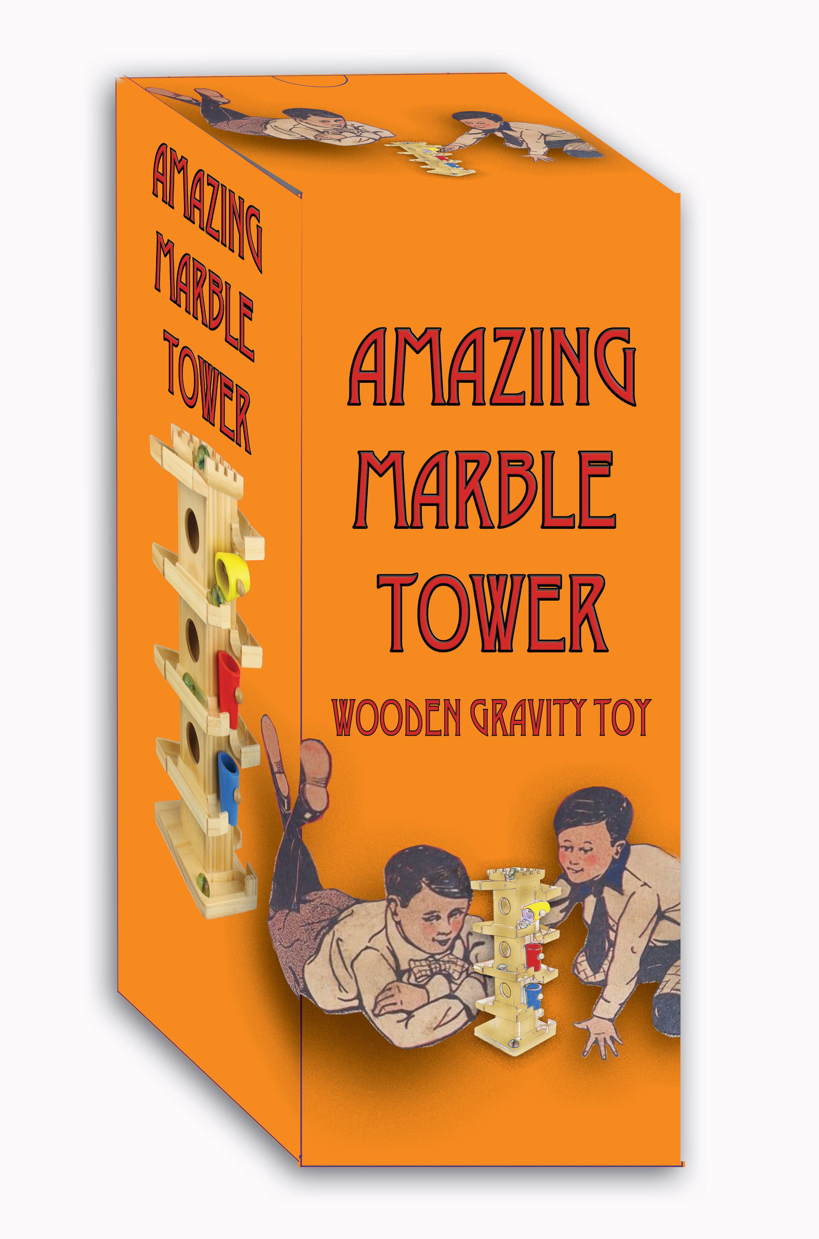 Perisphere & Trylon – Engroshandel Trælegetøj - Børn – Marble Gravity Tower - Trælegetøj til børn2