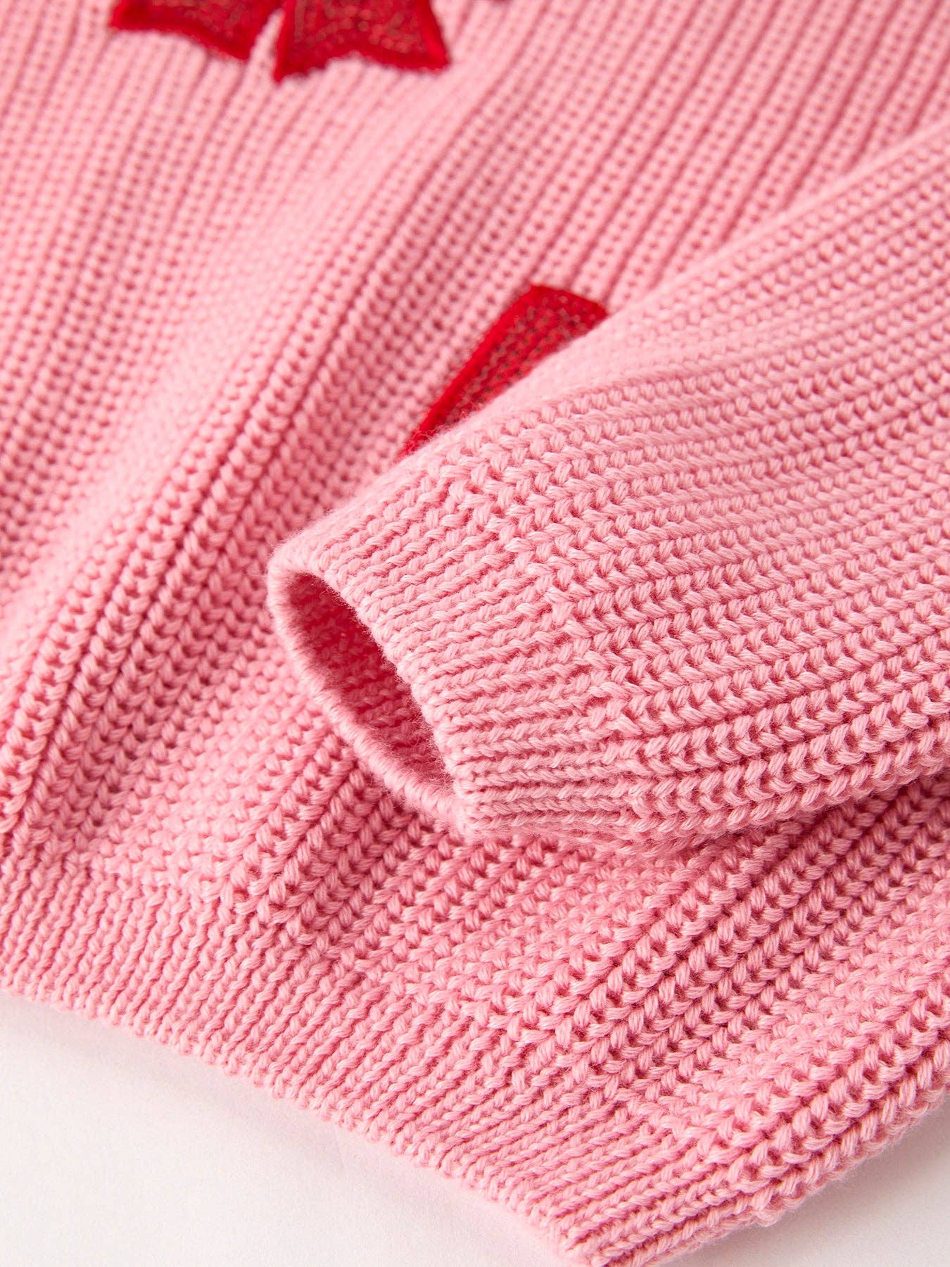 Rylee Faith Designs - Wholesale Knit Sweater - Kids - Christmas Winter Bow Girls Pink Pullover Sweater4